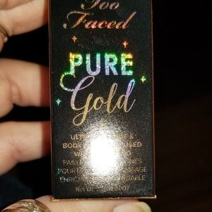 Too Faced pure gold face and body gold dust